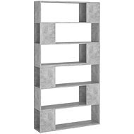 Shumee dělící stěna betonově šedá 100×24×188 cm, 3082075 - Shelving Unit