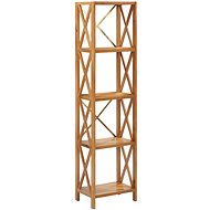 Shumee  s 5 policemi 40×30×163,5 cm masivní dubové dřevo , 325577 - Shelving Unit