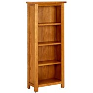 Shumee  se 4 policemi 45×22×110 cm masivní dubové dřevo, 331740 - Shelving Unit