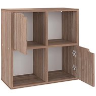 Shumee  šedá sonoma 60×27,5×59,5 cm dřevotříska, 338170 - Shelving Unit