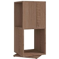 Shumee otočná skříňka dub sonoma 34,5×34,5×75,5 cm dřevotříska, 339553 - Knihovna