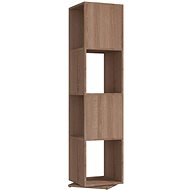 Shumee otočná skříňka dub sonoma 34,5×34,5×147,5 cm dřevotříska, 339560 - Knihovna