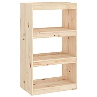 Shumee dělící stěna 60×30×103,5 cm masivní borovice, 808163 - Knihovna