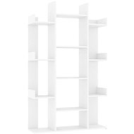 Shumee  bílá 86×25,5×140 cm dřevotříska, 808900 - Shelving Unit
