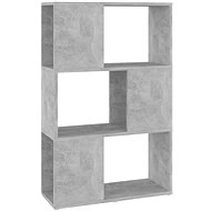 Shumee dělící stěna betonově šedá 60×24×94 cm dřevotříska, 809075 - Knihovna