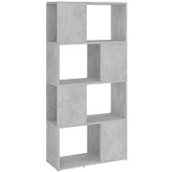 Shumee dělící stěna betonově šedá 60×24×124,5 cm , 809084 - Knihovna