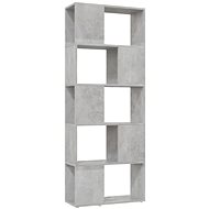 Shumee dělící stěna betonově šedá 60×24×155 cm, 809093 - Knihovna