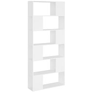 Shumee dělící stěna bílá 80×24×186 cm dřevotříska, 809152 - Shelving Unit