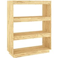 Shumee dělící stěna 80×35×103 cm masivní borovice, 810884 - Knihovna