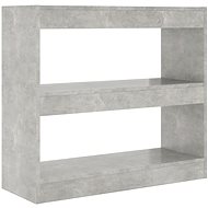 Shumee dělící stěna betonově šedá 80×30×72 cm, 811695 - Knihovna