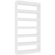 Shumee dělící stěna bílá 100×30×198 cm kompozitní dřevo, 811772 - Knihovna