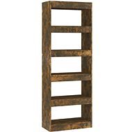 Shumee dělící stěna kouřový dub 60×30×166 cm dřevotříska, 813608 - Shelving Unit