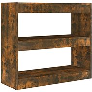 Shumee dělící stěna kouřový dub 80×30×72 cm, 813614 - Shelving Unit