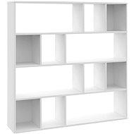 Shumee  dělící stěna bílá 110×24×110 cm dřevotříska, 800360 - Knihovna