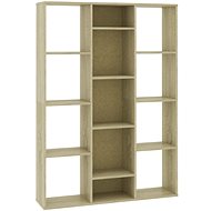 Shumee dělící stěna sonoma dub 100×24×140 cm dřevotříska, 800444 - Shelving Unit