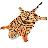 Plyšový koberec tiger 144 cm hnedý - Koberec