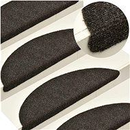 Samolepící nášlapy na schody 10 ks světle hnědé 65 x 21 x 4 cm - Nášlapy na schody