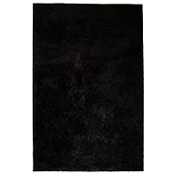 Piece rug with high pile Shaggy 80x150 cm black - Carpet