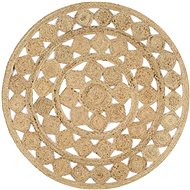 Handmade carpet from braided jute 120 cm - Carpet