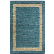 Handmade jute carpet blue 80x160 cm - Carpet