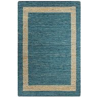 Handmade jute carpet blue 120x180 cm - Carpet