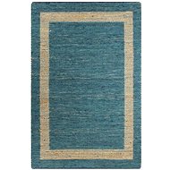 Handmade jute carpet blue 160x230 cm - Carpet