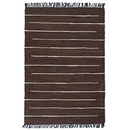 Hand-woven rug Chindi cotton 200x290 cm brown - Carpet