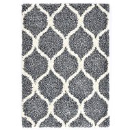 Berber rug with high pile PP blue-beige 80x150 cm - Carpet