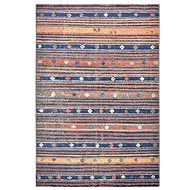 Carpet blue-orange 80x150 cm PP - Carpet