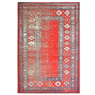 Carpet red 160x230 cm PP - Carpet