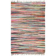 Hand-woven rug Chindi cotton 80x160 cm multicoloured - Carpet