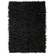Genuine shaggy carpet 120x170 cm black - Carpet