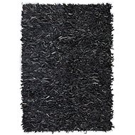 Genuine shaggy carpet 160x230 cm gray - Carpet