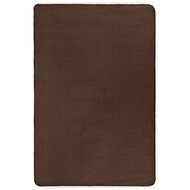 Piece jute carpet with latex backing 80x160 cm dark. Brown - Carpet