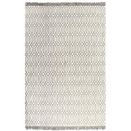 Kilim rug with a cotton pattern 120x180 cm colour taupe - Carpet