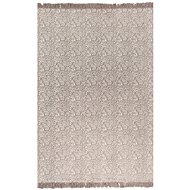 Carpet Kilim with cotton pattern 160x230 cm colour taupe - Carpet