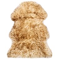 Sheepskin carpet 60x90 cm brown brindle - Fur