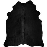 Koberec z pravej hovädzej kože čierny 150 × 170 cm - Kožušina