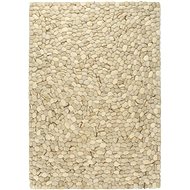 Carpet wool pebbles 80x150 cm beige-gray-brown-chocolate - Carpet
