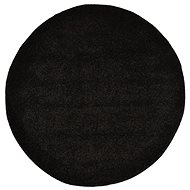 Piece rug Shaggy 120 cm black - Carpet