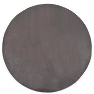 Carpet 160 cm faux rabbit fur dark gray - Carpet