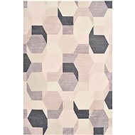 Carpet with multicoloured print 160x230 cm polyester - Carpet