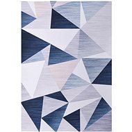 Carpet with multicoloured print 160x230 cm textile - Carpet