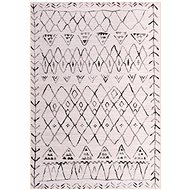 Carpet with multicoloured print 80x150 cm textile - Carpet