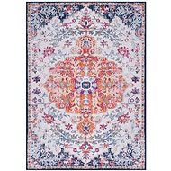 Carpet with multicoloured print 160x230 cm textile - Carpet