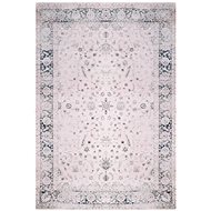 Carpet with multicoloured print 140x200 cm textile - Carpet