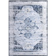 Carpet with multicoloured print 80x150 cm textile - Carpet