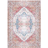 Carpet with multicoloured print 80x150 cm textile - Carpet