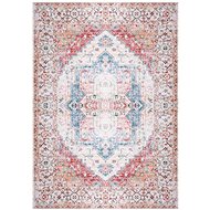 Carpet with multicoloured print 120x160 cm textile - Carpet