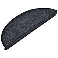 Carpet stair treads 15 pcs dark grey 56×17×3 cm - Stair Treads